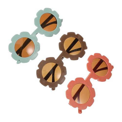 LIFKOME 3 Paare Sonnenbrillen Sonnenblumenform Leichte Sonnenbrille Uv-schutz Niedlich für Mädchen und Jungen Party Geschenk LIFKOME 3 Paare Sonnenbrillen Sonnenblumenform Leichte Sonnenbrille Uv-schutz Niedlich für Mädchen und Jungen Party Geschenk von LIFKOME