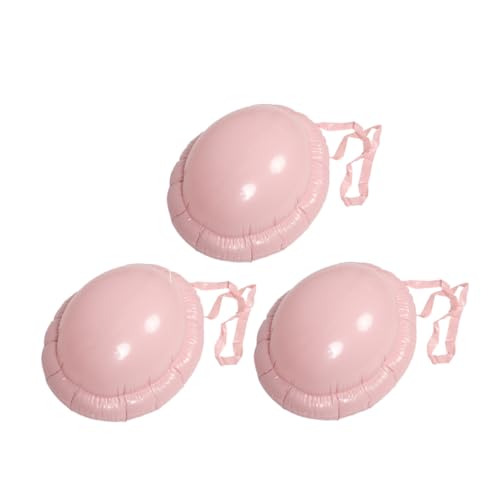 LIFKOME 3 Stück Aufblasbarer Weihnachtsmann mit Nackenriemen Realistischer Fake Schwangerenbauch für Halloween und Weihnachtskostüm Leicht und Tragbar für Party Cosplay von LIFKOME