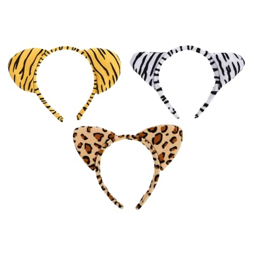 LIFKOME 3 Stück Teiliges Cartoon Tierohren Haarband aus Weichem Plüsch Elastische Stirnbänder für Kostüm und Halloweenparty Niedliche Tierkopf Haarschmuck für Mädchen und Jungen LIFKOME 3 Stück Teiliges Cartoon Tierohren Haarband aus Weichem Plüsch Elastische Stirnbänder für Kostüm und Halloweenparty Niedliche Tierkopf Haarschmuck für Mädchen und Jungen von LIFKOME