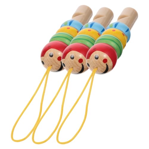 LIFKOME 3 Stück Teiliges Holzpfeifen Ergonomisch Gestaltet Sicher und Geruchsfrei Farbenfroh Musikalisches Kreativität und Musikalität für Kleinkinder und Junge Mädchen LIFKOME 3 Stück Teiliges Holzpfeifen Ergonomisch Gestaltet Sicher und Geruchsfrei Farbenfroh Musikalisches Kreativität und Musikalität für Kleinkinder und Junge Mädchen von LIFKOME