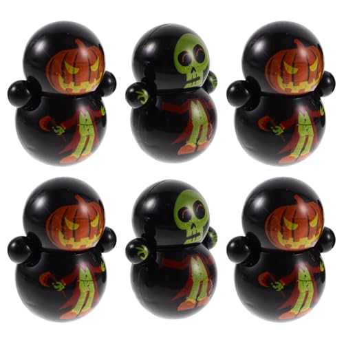 LIFKOME 30 Stück Teiliges Set Halloween Wackelspielzeug für Mini Wackel Püppchen mit Halloween Motiven Mitgebsel für Feiern und Geburtstagsfeste von LIFKOME