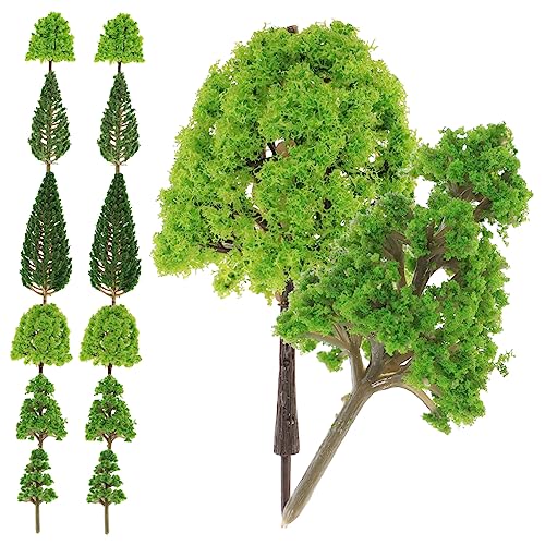 LIFKOME 30 Stück Teiliges Set Miniatur Bäume Modell für Sandtische Künstliche Landschaftsdekoration Realistische Miniaturbäume für Mikrolandschaften und Gartenprojekte von LIFKOME