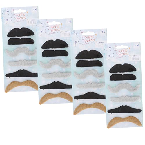 LIFKOME 30pcs Realistische Gefälschte Bart Schnurrbart Prop Halloween Party Cosplay Zubehör für Männer von LIFKOME