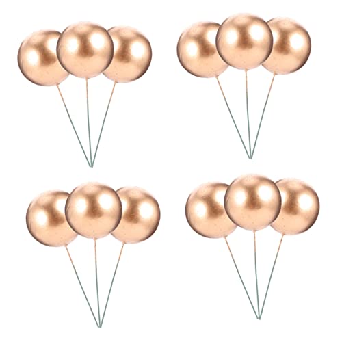 LIFKOME 36 Stück Cake Decorating Balls Adorable Cake Picks für Cupcakes und Torten für Geburtstagsfeiern Hochzeiten und Besondere Anlässe von LIFKOME