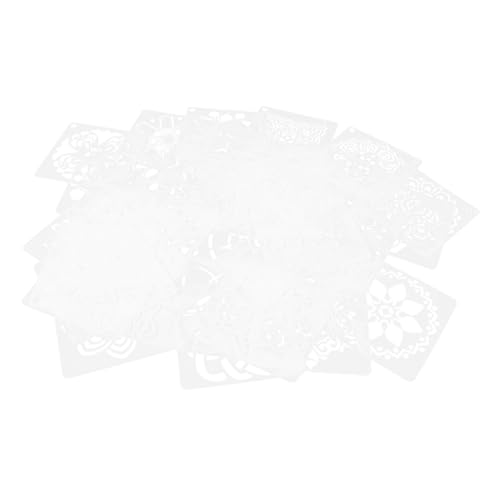 LIFKOME 36 Stück Teiliges Mandala Schablonen aus Langlebigem Pet Wiederverwendbare Malvorlagen für DIY Wandmalerei Möbel Fliesen Stoffe und Dekorationsprojekte Vielseitig Einsetzbar für von LIFKOME