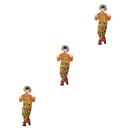 LIFKOME 3st Kleidung Kostüme Für Erwachsene Clown-anzug Männer Und Frauen Cosplay von LIFKOME