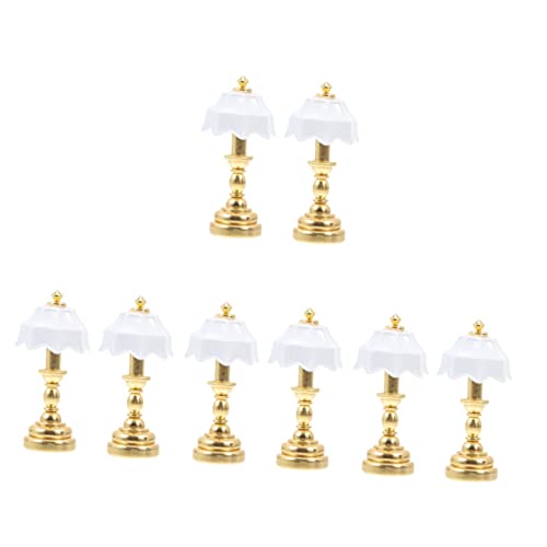 LIFKOME 4 Sätze Mini-schreibtischlampenmodell Miniaturen Mini-Light-Modell Schlafzimmerlampe Puppe Mini-nachttischlampe Winzige Lampe Mini-zubehör Metall Golden 2 Stücke * 4 LIFKOME 4 Sätze Mini-schreibtischlampenmodell Miniaturen Mini-Light-Modell Schlafzimmerlampe Puppe Mini-nachttischlampe Winzige Lampe Mini-zubehör Metall Golden 2 Stücke * 4 von LIFKOME