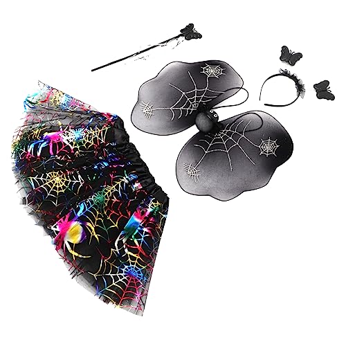 LIFKOME 4 Stück Halloween- -kleid Spinnennetz-kleid Halloween-cosplay-kostüm Cosplay-uniform Partykostüm Für Frauen Frauenkostüm Party-requisite Cosplay-kleid Bühnenkleid Stoff Colorful LIFKOME 4 Stück Halloween- -kleid Spinnennetz-kleid Halloween-cosplay-kostüm Cosplay-uniform Partykostüm Für Frauen Frauenkostüm Party-requisite Cosplay-kleid Bühnenkleid Stoff Colorful von LIFKOME