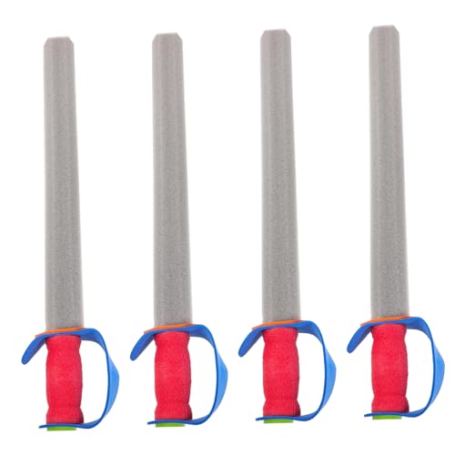 LIFKOME 4 Stück Sicherheitszaunspielzeug Ninja Kinderspielzeug brausetabletten Sport spielsachen für draußen Spielzeug für sichere Schwerter Kinder Schwerter von LIFKOME