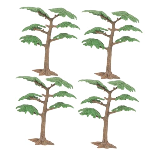 LIFKOME 4 Stück Simulationslandschaftsbaum Miniaturbaummodell Zubehör Für Puppenhauslandschaften Mini-bäume Basteln Landschaftslandschaftsbaummodell Sandtischmodell Mini-gartenbaum Plastik von LIFKOME