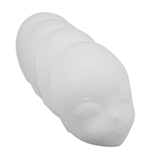 LIFKOME 4 Stück Teiliges DIY Masken Vollgesichts-masken aus Kunststoff Weiß zum Bemalen für Karneval Halloween Fasching Kostüm Basteln und Erwachsene LIFKOME 4 Stück Teiliges DIY Masken Vollgesichts-masken aus Kunststoff Weiß zum Bemalen für Karneval Halloween Fasching Kostüm Basteln und Erwachsene von LIFKOME