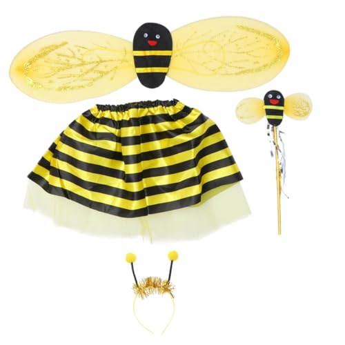 LIFKOME Bienenflügel-kostümset Feen-tutu-rock Bienenflügel für Bühnenspiele und Verkleidungen von LIFKOME