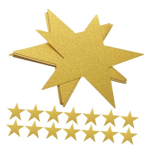 LIFKOME 48 Stück Glitzerpapier Sterne Ausschnitte für Klassenzimmerdekoration und Diy Bastelprojekte für Kreatives Zeichnen Doodling und Partybedarf LIFKOME 48 Stück Glitzerpapier Sterne Ausschnitte für Klassenzimmerdekoration und Diy Bastelprojekte für Kreatives Zeichnen Doodling und Partybedarf von LIFKOME