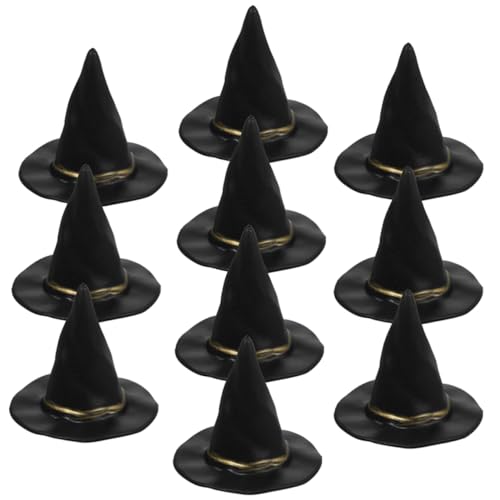 LIFKOME 48 Stück Miniatur Hexenhut Teiliges Halloween Deko für Bastelprojekte Partys für Flaschen Topper und Diy Dekorationen und Sicher von LIFKOME