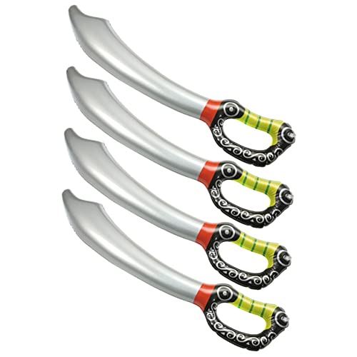 LIFKOME 4Stücke Aufblasbare Schwerter Leichtes für Piraten Cosplay Langlebige Requisiten für Mottopartys Halloween Ergonomisches Design für Sicher Unterhaltsam LIFKOME 4Stücke Aufblasbare Schwerter Leichtes für Piraten Cosplay Langlebige Requisiten für Mottopartys Halloween Ergonomisches Design für Sicher Unterhaltsam von LIFKOME