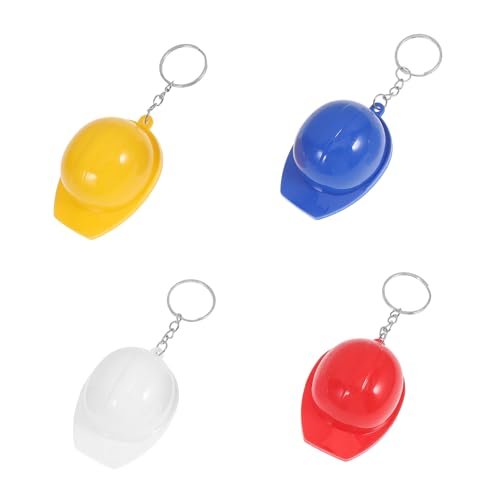 LIFKOME 4Stücke Helm Schlüsselanhänger mit Flaschenöffner Kreative Taschenanhänger für Mädchen und Schlüsselanhänger für Baustellenpartys und von LIFKOME