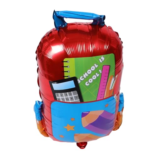LIFKOME 5 Stück Teiliges Schulranzen Ballon aus Aluminiumfolie Wiederverwendbare Folienballons Schulstart Dekoration für Kindergarten und Klassenzimmer Party Deko LIFKOME 5 Stück Teiliges Schulranzen Ballon aus Aluminiumfolie Wiederverwendbare Folienballons Schulstart Dekoration für Kindergarten und Klassenzimmer Party Deko von LIFKOME