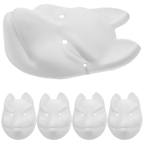 LIFKOME 5St Maskerade Masken Masse collab party assecoires fox mask Gesichtsmaske Pferdemaske Kostüm Halloween-Maske Halbmaske Abschlussball Maske Maskerade Zubehör Fuchsmaske Papier Weiß LIFKOME 5St Maskerade Masken Masse collab party assecoires fox mask Gesichtsmaske Pferdemaske Kostüm Halloween-Maske Halbmaske Abschlussball Maske Maskerade Zubehör Fuchsmaske Papier Weiß von LIFKOME