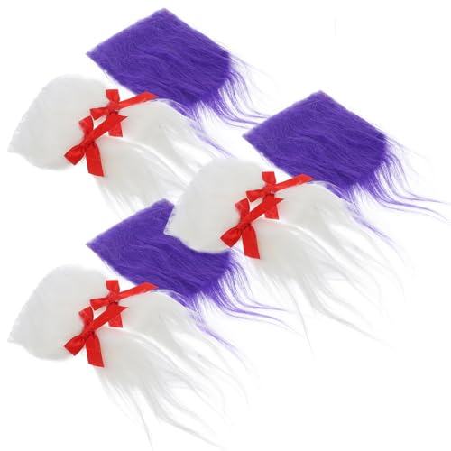 LIFKOME 6 Sätze Puppenbart Perücke Brauner Falscher Bart Falsche Schnurrbärte Bart Shampoo Bartwachstumsset Bartpflege Für Männer Bartset Für Männer Kostüm Schnurrbart Gnomenbart Polyester von LIFKOME