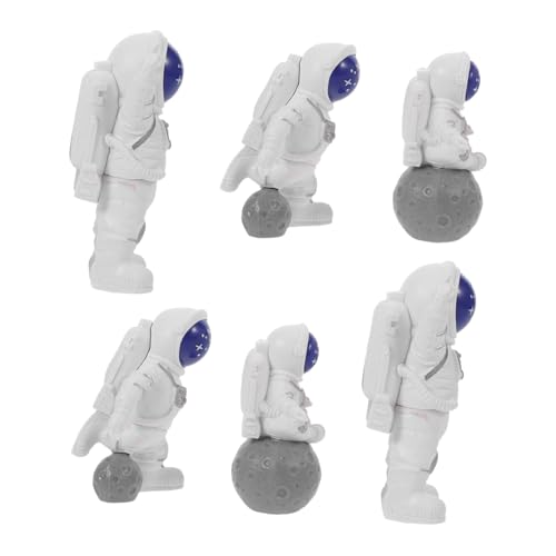 LIFKOME 6 Stück Astronaut Tortendeko aus Resin Detailreiche Weltraumfiguren für Kindergeburtstag Farbenfrohe Mini Astronauten Dekoration für Kuchen und Schreibtisch Weltraum Party Zubehör LIFKOME 6 Stück Astronaut Tortendeko aus Resin Detailreiche Weltraumfiguren für Kindergeburtstag Farbenfrohe Mini Astronauten Dekoration für Kuchen und Schreibtisch Weltraum Party Zubehör von LIFKOME