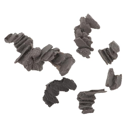 LIFKOME 6 Stück Sandtisch Bodenfliesen Dekoration Miniatur Diorama Treppe Miniatur Hausstufen Feengarten Zubehör Kleine Steinstufen Gartendekor Pflasterstein Stufensteine von LIFKOME