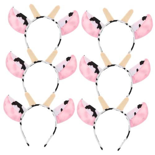 LIFKOME 6 Stück Teiliges Plüsch Tier ohren Haarreifen Weiche Cartoon Headbands für Mädchen Bequemes Haar accessoire für Party und Cosplay Langlebig und Auffällig als Geschenk von LIFKOME
