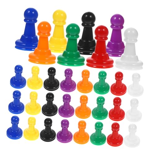 LIFKOME 64 Stück Brettspielstücke Spielmarken Brettspiel-Token Spielkartenhalterständer Game Display -Halter Kartenhalter für Brettspiele Kettendreieck-Schachspiel Plastik LIFKOME 64 Stück Brettspielstücke Spielmarken Brettspiel-Token Spielkartenhalterständer Game Display -Halter Kartenhalter für Brettspiele Kettendreieck-Schachspiel Plastik von LIFKOME