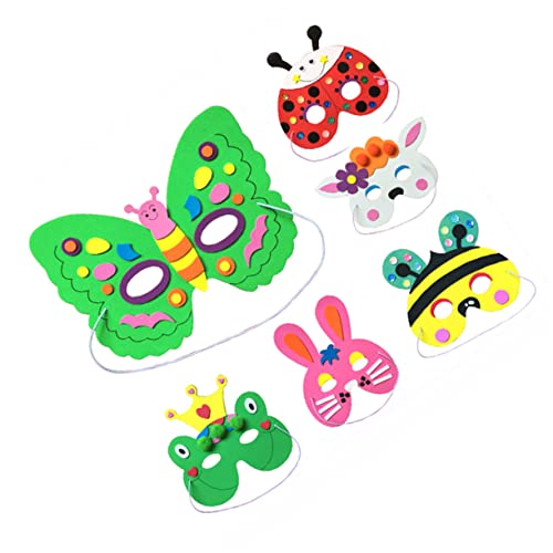 LIFKOME 6St tierische Maske DIY-Masken für Kinderpartys Maskenmaterial für Kinderkostüme DIY-Masken für Kinderdrama Tanzperformance-Tool für Tiermaske selber machen Colorful LIFKOME 6St tierische Maske DIY-Masken für Kinderpartys Maskenmaterial für Kinderkostüme DIY-Masken für Kinderdrama Tanzperformance-Tool für Tiermaske selber machen Colorful von LIFKOME