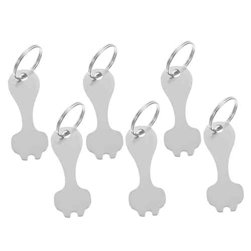 LIFKOME 6Stücke Einkaufswagenchip Schlüsselanhänger Trolley Token aus Langlebig und Leicht für Supermarktwagen und Schlüsseldeko Praktische LIFKOME 6Stücke Einkaufswagenchip Schlüsselanhänger Trolley Token aus Langlebig und Leicht für Supermarktwagen und Schlüsseldeko Praktische von LIFKOME