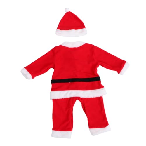 LIFKOME Weihnachtsoutfit Mit Kapuze Für Jungen Weihnachtsfeier Weihnachtsmannanzug Kostüm Mütze Und Kleidung Größe 90 LIFKOME Weihnachtsoutfit Mit Kapuze Für Jungen Weihnachtsfeier Weihnachtsmannanzug Kostüm Mütze Und Kleidung Größe 90 von LIFKOME