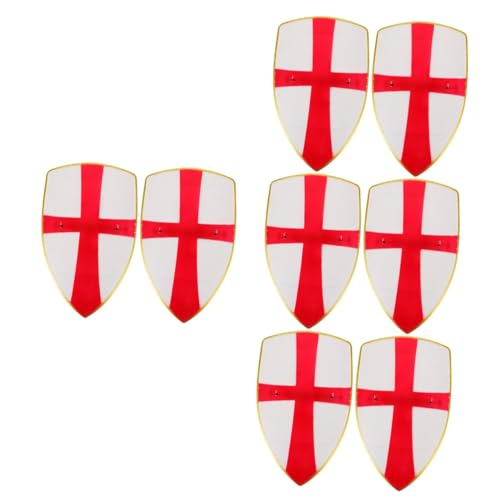 LIFKOME 8 STK -Schildspielzeug Kinder-Cosplay-Kostümschild Ritter-Verkleidungsschild Kinder Schild Spielzeuge Spielzeug Spielschild für Jungen Cosplay-Schild Plastik Weiß von LIFKOME