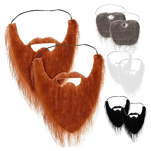 LIFKOME 8 Stück Bart Anzug Perücke Halloween Gesichts- gefälscht Fälschung und Augenbrauen Maske Fake Beard Fake Schnurrbart falscher Bart Whisker Falscher Bart für Männer chemische Faser LIFKOME 8 Stück Bart Anzug Perücke Halloween Gesichts- gefälscht Fälschung und Augenbrauen Maske Fake Beard Fake Schnurrbart falscher Bart Whisker Falscher Bart für Männer chemische Faser von LIFKOME