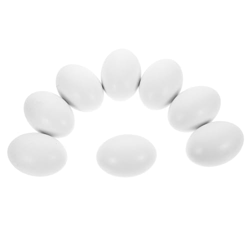 LIFKOME 8 Stück Teiliges Künstliche Holz Eier zum Bemalen Glatte Oberfläche DIY Osterdekoration und Party Ornamente Multipurpose Holzsimulationseier für Kreative Bastelarbeiten und LIFKOME 8 Stück Teiliges Künstliche Holz Eier zum Bemalen Glatte Oberfläche DIY Osterdekoration und Party Ornamente Multipurpose Holzsimulationseier für Kreative Bastelarbeiten und von LIFKOME