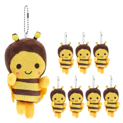 LIFKOME 8 Stück Teiliges Plüsch Bienchen Schlüsselanhänger Niedliche Kuscheltier Anhänger für Taschen und Schlüssel Weiche Bienen Dekorationen Vielseitige Detailreiche Kuscheltiere für LIFKOME 8 Stück Teiliges Plüsch Bienchen Schlüsselanhänger Niedliche Kuscheltier Anhänger für Taschen und Schlüssel Weiche Bienen Dekorationen Vielseitige Detailreiche Kuscheltiere für von LIFKOME