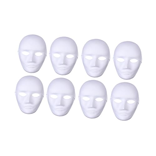LIFKOME 8St Gesichts-Cosplay-Maske halloween masken halloweenmaske gesichtsmaske halloween zwillengummi Vollgesichtsmasken-Cosplay einfache Gesichtsmaske Kostüm leere Masken Graffiti-Maske von LIFKOME