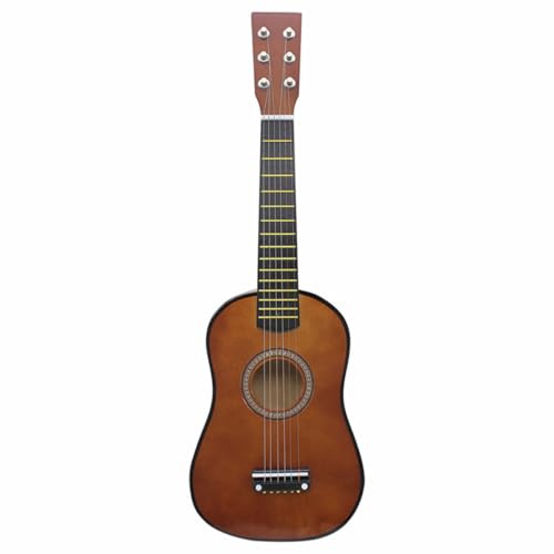 LIFKOME Akustikgitarre für Vintage Stil Anfänger Gitarreninstrument Lernspielzeug Geschenkidee Zufällige Farbe Zufällige Farbe von LIFKOME