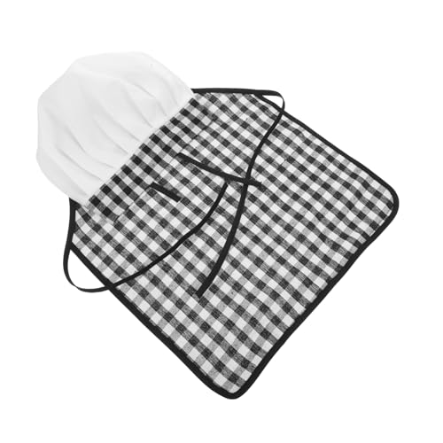 LIFKOME Babykostüm Kochset Monate Weiches Chef Outfit mit Schürze und Mütze Neugeborenen Fotoshooting Kleidung für Jungen und Mädchen Süßes Backen und Kochen Zubehör von LIFKOME