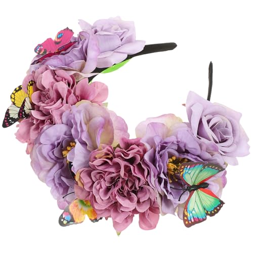 LIFKOME Bohemian Schmetterling Haarreif mit Lebensechten Blumen Vielseitiges Damen Accessoire für Fotoshootings Teepartys Halloween Kostüme und Urlaubslooks LIFKOME Bohemian Schmetterling Haarreif mit Lebensechten Blumen Vielseitiges Damen Accessoire für Fotoshootings Teepartys Halloween Kostüme und Urlaubslooks von LIFKOME