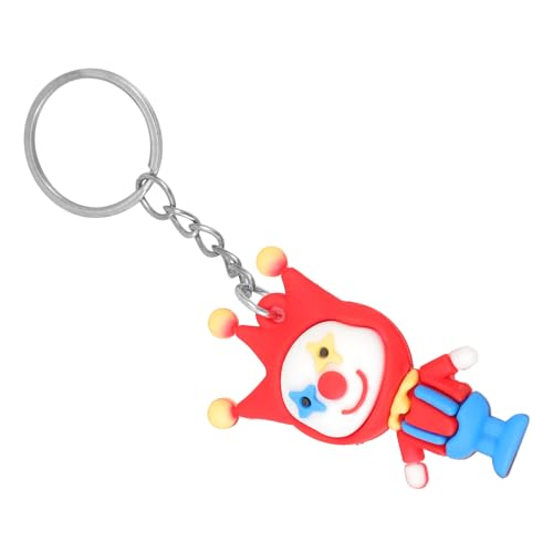 LIFKOME Clown Puppen Schlüsselanhänger Clown Form Schlüsselanhänger Plüsch Schlüsselanhänger Schlüsselanhänger Für Rucksäcke Karnevals Mottoparty Zubehör Zirkus Schlüsselanhänger von LIFKOME