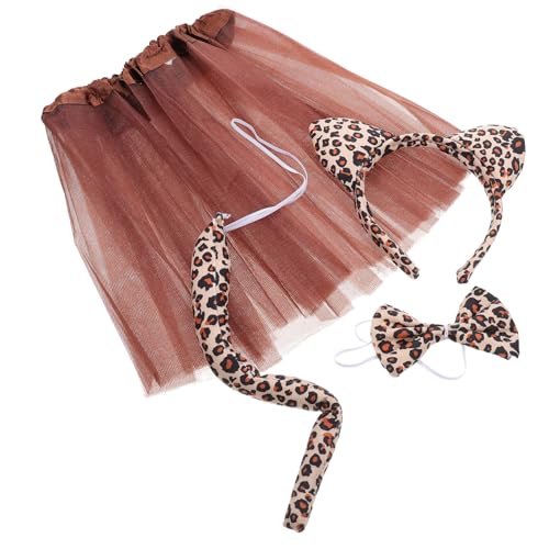 LIFKOME Cosplay Leopard Kostüm Zubehör mit Rock und Schleife Langlebige Bequeme Kostüm Accessoires für Fasching Karneval und Kostümpartys LIFKOME Cosplay Leopard Kostüm Zubehör mit Rock und Schleife Langlebige Bequeme Kostüm Accessoires für Fasching Karneval und Kostümpartys von LIFKOME