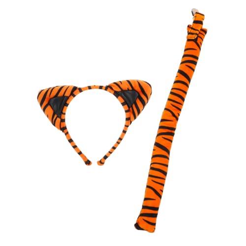 LIFKOME Cosplay Tiger Ohren Stirnband und Tierohren Kopfband für Party Halloween Karneval Bühnenauftritte Kostüm Zubehör für Damen LIFKOME Cosplay Tiger Ohren Stirnband und Tierohren Kopfband für Party Halloween Karneval Bühnenauftritte Kostüm Zubehör für Damen von LIFKOME