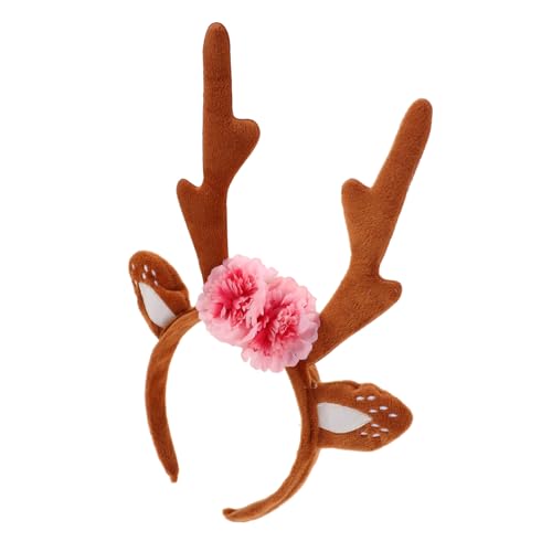 LIFKOME Deer Antlers Headband Damen Leichtes Festliches Haarreif Mit Ohren Geweih Für Halloween Weihnachten Party Zubehör LIFKOME Deer Antlers Headband Damen Leichtes Festliches Haarreif Mit Ohren Geweih Für Halloween Weihnachten Party Zubehör von LIFKOME