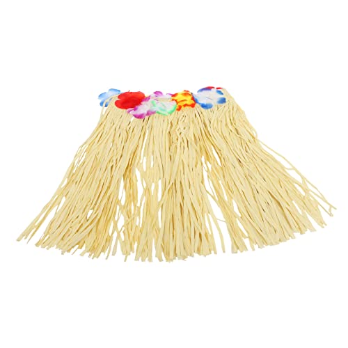 LIFKOME Hawaii Gras Party Kostüm Rock Für Damen Elastischer Luau Bastrock Für Strand Und Gartenfeiern Bühnenaufführungen Und Tropische Themenpartys von LIFKOME