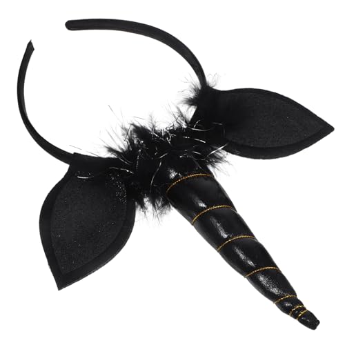 LIFKOME Einhorn Haarreif Schwarz Haarschmuck Leichtes Party Accessoire Für Cosplay Performance und Fotoshootings LIFKOME Einhorn Haarreif Schwarz Haarschmuck Leichtes Party Accessoire Für Cosplay Performance und Fotoshootings von LIFKOME