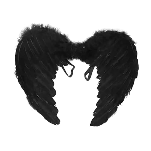 LIFKOME Engelsflügel kinderkostüme igelkostümkinder costume Federflügel für Feenparty Halloween weihnachtsdeko bequemer Federflügel Engel Federflügel tierische Federn Black LIFKOME Engelsflügel kinderkostüme igelkostümkinder costume Federflügel für Feenparty Halloween weihnachtsdeko bequemer Federflügel Engel Federflügel tierische Federn Black von LIFKOME