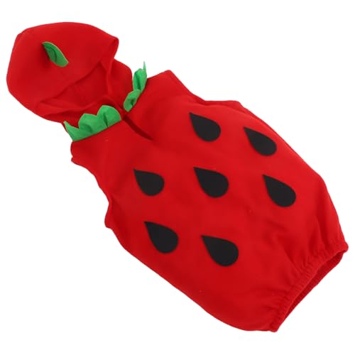 LIFKOME Erdbeer Kostüm Jahre Rotes Früchte Outfit Weiches Material Realistisches Design Bequem Für Halloween Party Kindergarten Cosplay LIFKOME Erdbeer Kostüm Jahre Rotes Früchte Outfit Weiches Material Realistisches Design Bequem Für Halloween Party Kindergarten Cosplay von LIFKOME
