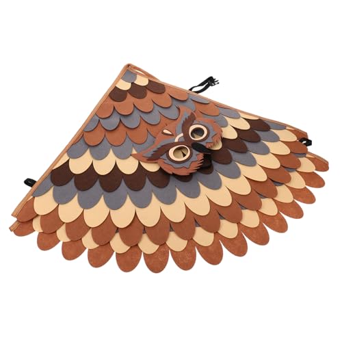 LIFKOME Eulen Kostüm aus Filz mit Atmungsaktivem Stoff Realistische Vogel Flügel und Maske für Jungen Mädchen Tierverkleidung Rollenspiel bei Halloween Bühnenauftritten und Themenpartys LIFKOME Eulen Kostüm aus Filz mit Atmungsaktivem Stoff Realistische Vogel Flügel und Maske für Jungen Mädchen Tierverkleidung Rollenspiel bei Halloween Bühnenauftritten und Themenpartys von LIFKOME