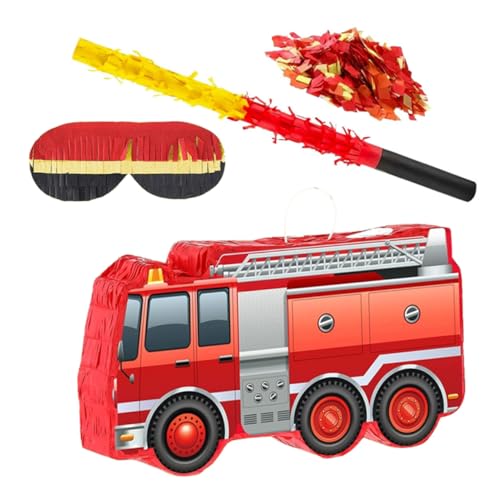 LIFKOME Feuerwehr Party Pinata mit Candy Füllung Leicht Hängbar Augenbinde und Schläger Interaktives für Jungen Geburtstag und Feuerwehr Mottoparty Dekoration LIFKOME Feuerwehr Party Pinata mit Candy Füllung Leicht Hängbar Augenbinde und Schläger Interaktives für Jungen Geburtstag und Feuerwehr Mottoparty Dekoration von LIFKOME