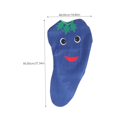 LIFKOME Gemüse Kostüm Lustiges Auberginen Kostüm für Junge Mädchen Bühnenauftritt und Kinderparty Vielseitig für Halloween Cosplay und Karneval Praktische Verkleidung mit Detailreicher LIFKOME Gemüse Kostüm Lustiges Auberginen Kostüm für Junge Mädchen Bühnenauftritt und Kinderparty Vielseitig für Halloween Cosplay und Karneval Praktische Verkleidung mit Detailreicher von LIFKOME