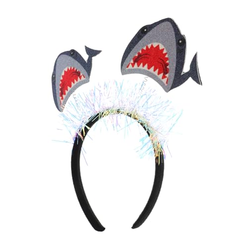LIFKOME Hai-stirnband Für Halloween-party Meerestier-thema Stirnbänder Niedliches Tier-haarband Unisex-kopfbedeckung von LIFKOME